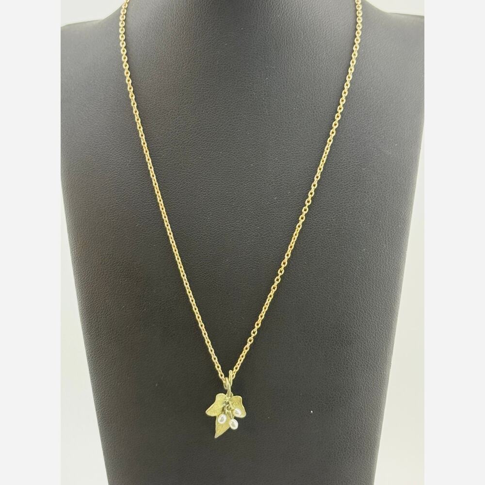 Michael Michaud Ivy Pearl Pendant Necklace